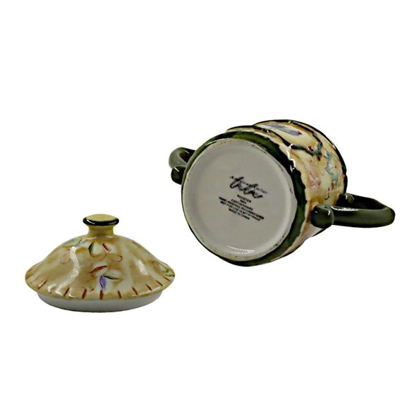 Vintage-Style Ceramic Rooster Pattern Creamer & Sugar Bowl Set (by AA) - Picture 6 of 6